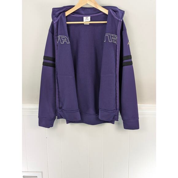 NFL Baltimore Ravens Zip-Up Sweatshirt XL/1X - Picture 3 of 7